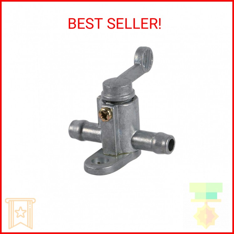 Acxico 1Pcs 5/16′ In-Line Straight Fuel Gas Shut Cut Off Valve Switch 8mm Motorc