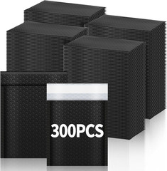 300 Pcs Bubble Mailers Padded Envelopes 4 X 8 Inches and 6 X 10 Inches Bubble En