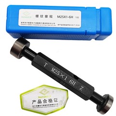 M25 X 1.0 6H METRIC THREAD PLUG GAGE 25.0 1 GO NO GO PD’S= 24.350 & 24.520 NEW