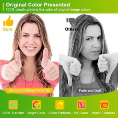 60 Sheets High-Quality DTF Transfer Film – Ideal for Dark & Light Fabrics
