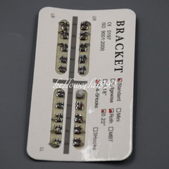 20 Pcs/Set Dental Orthodontic Standard Roth 0.22”Slot 345 Brackets Braces Metal