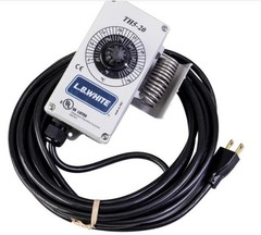 LB White 500-30125 Single Stage Thermostat, Nema 4X, With 25 Ft. Cord And 15 Amp