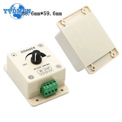 8A DC-DC Voltage Regulator 12-24V Adjustable Speed LED Dimmer Power Supply