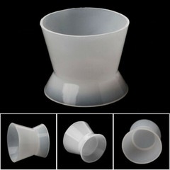 Dental Flexible Lab Silicone Dappen Dish Mixing Cup Suction Rubber No-Stick Bowl