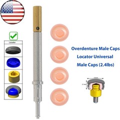 US Implant 2.4 lbs Overdenture Retention Caps For Locator Core Tool Universal