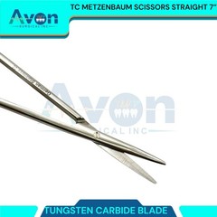 2PK – Premium TC Metzenbaum Scissors, Gold – German Steel, Sharp Cut Shears
