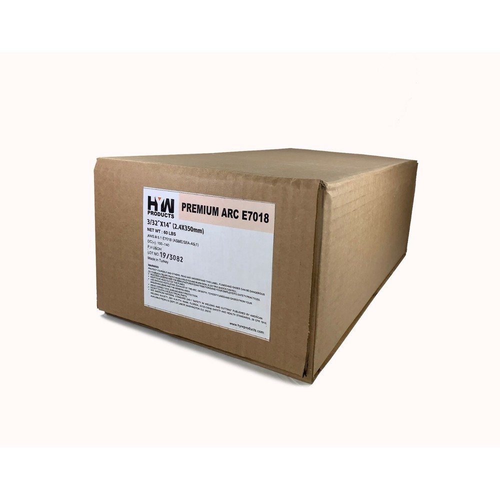 E7018 3/32″ Premium Arc Welding Rods Carbon Steel Electrode 60 lb (10 lb x 6-pk)