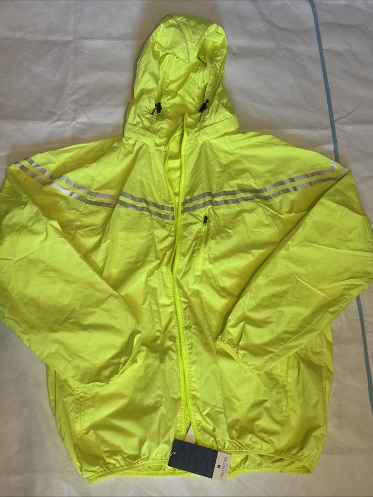 CREATMO US Men’s Reflective Safety Hooded Wind Breaker Jacket (2XL). New-other