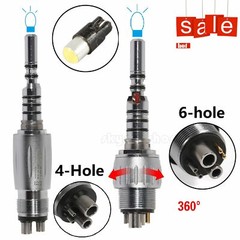 Dental LED 4 Hole/6-Hole Quick Coupler For KAVo Fiber Optic Handpiece