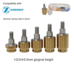 Locator abutment Fits Zimmer Biomet TSV 4.5mm internal hex connection implants