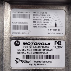 Motorola XTS5000 Two Way Radio H18UCH9PW7AN – No Anntna No Bttry No Chrgr – USED