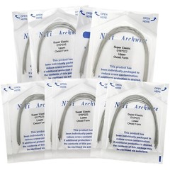 Dental Orthodontic Arch Wire NiTi Stainless Steel Rectangular Round Ovoid Form