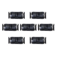 Push To Connect Air Fittings Tube 1/2″ OD Straight Air Line Union Push Pack of 5