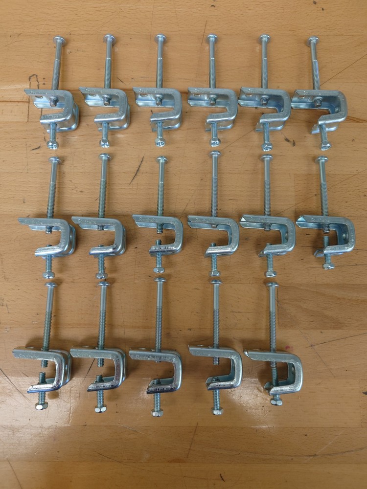 Lot of 17 – Southwire/Garvin – BC200 – Threaded Beam Clamp – NEW