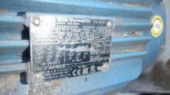 Weg 15 hp electric motor 208-230 / 460 Volts 3540 RPM