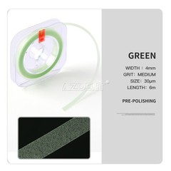 Dental Polishing Strips Resin Coarse Medium Fine 4mm colour-coded grit sizes