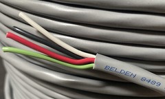 Belden 8489 060 (CHR) 25′ 4-Conductor Control Audio Cable 18awg Wire NEW