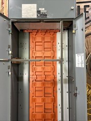 Furnas System 89 Electrical Cabinet, # 898FW1338-1 Bus 600A Vert 300 42k A600v