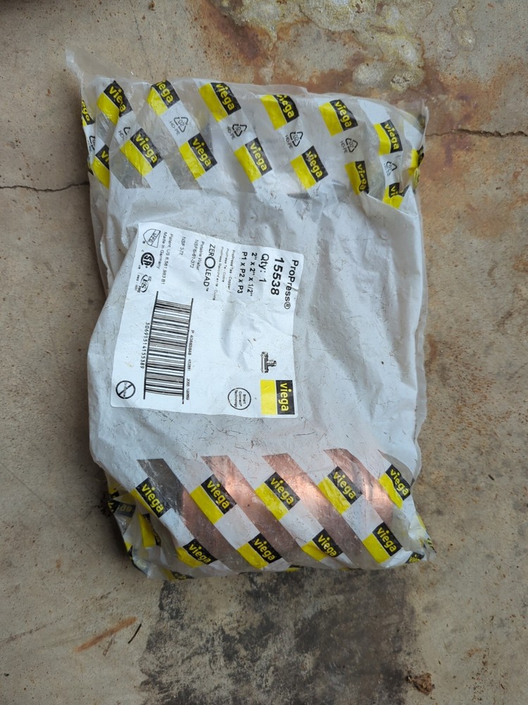 Viega ProPress No Stop Lead Copper Coupling 2″ 78197