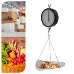 Double-sided Dial Hanging Scale 10kg/22lbs Circular Supermarkets Hanging Scale