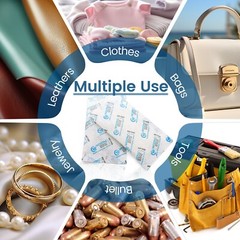20 Gram 30 Packs Silica Gel Packets Dessicant for Storage, Humidity Packs