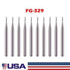 Dental Carbide Burs Tungsten Bur FG # 329 Pear Shape for High Speed Handpiece ty