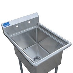 18 in. x 18.5 in. Stainless Steel Utility Sink.15 in. x 15 in. x 13 in. Bowl