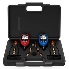 Elitech Wireless Digital Manifold Gauge HVAC Pressure Gauge Set PT-500&PT-800
