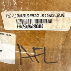 Falcon F-25-C-EO Concealed Vertical Rod Fire Rated