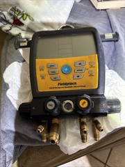Fieldpiece SM480V 4-port SMAN Refrigerant Manifold w/ Micron Gauge HVAC Tested