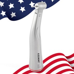 Dental LED 1:5 Increasing Fiber Optic Contra Angle Handpiece 4 Way Spray Push