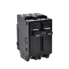 100 Amp Breaker, 2 Pole Circuit Breaker 120/240VAC 10KA Plug-in Mount