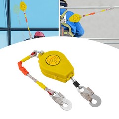23ft Self Retracting Lifeline Lanyard Fall Arrester Protection+Hook Rope 330lbs