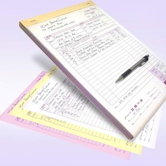 – Ncr Order Forms Bound Wraparound Cover 50 Sets Per Book. 8-1/2
