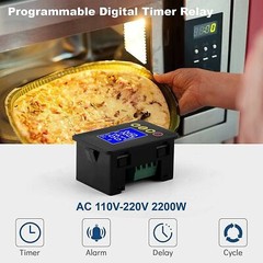 AC DC Timer Relay Microcomputer Time Controller Delay Relay Module 12V 24V 110V