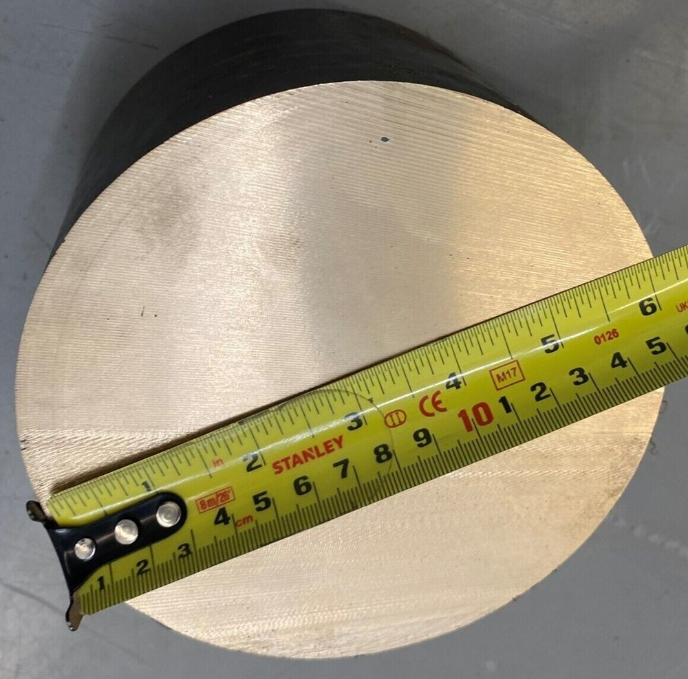 BEARING BRONZE ROUND ROD BAR STOCK 6″ Diameter 4″ long, CDA 932 (SAE 660) #38
