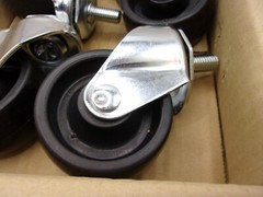 BOX OF 4 3″ Light-Duty Swivel Stem Casters 210 lb. DCIB03041S-S31G, 32J875 1430A