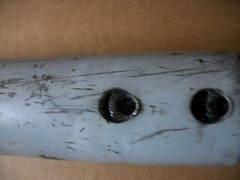 LOT OF 2 GREENLEE HYDRAULIC POLE TAMPER 72 INCHS LONG H4802 NEEDS REPAIR LOOK