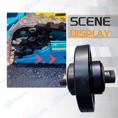 Mini Skid Steer Rear Idler Wheel EG360 HT360 MS360 YSRT14 Heavy Duty Track Part