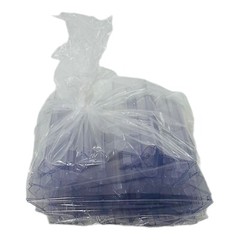 50 Pieces Clear Plastic Label Holder 1.25″H for Wire Fixture up to 0.375″ Thick