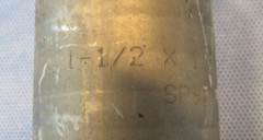 New Lot of (2) Penn 1-1/2″ x 1/2″ Concentric Swage XH Carbon Steel PE x MNPT USA
