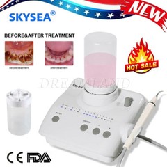 US! Cavitron Dental Ultrasonic Scaler fit EMS +Handpiece+Tips+2 Bottles SKE1 FDA