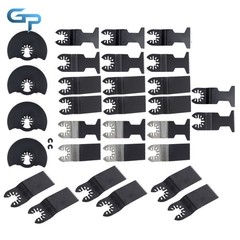 High Carbon Steel Cutting Blades 32 PCS Multi Tool Oscillating Saw Blades Kit
