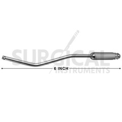 Dental Oral Saliva Ejector Suction Short Handpiece Tip Metal