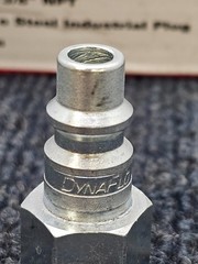 (QTY 10) DynaFlo 430026 Fastenal 3/8″ x 3/8″ NPT Female Steel Industrial Plug