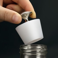Tapered Plugs Wine Stoppers Silicone Bung With Handle Reusable Sealing Stopper