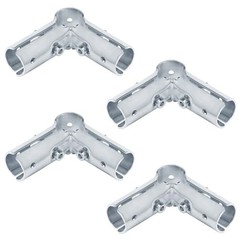 90 Degree Corner Pipe Connectors 4 Pack Fits 1 Inch EMT Conduit