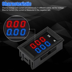 5/10pcs DC100V 10A Digital Voltmeter Ammeter LED Amp Volt Meter Current Gauge US