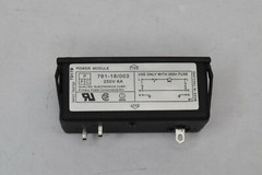 Qualtek IEC Power Jack Switch Input Module Fused Panel Mount IEC320 120v 250v 6A