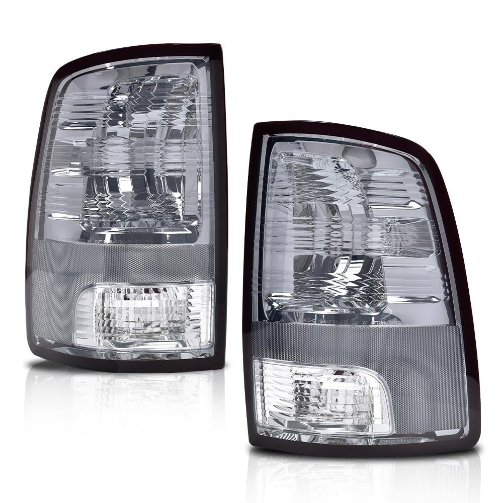Tail Lights Assembly Rear Smoke No Bulbs Dodge Ram 1500 2500 3500 09-20
